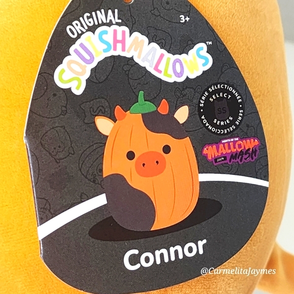 🖤 CONNOR 🎃🐮 Mallow Mash 2024 Pumpkin Cow Select Series Black Tag ☆ NWT ☆ - Picture 3 of 9